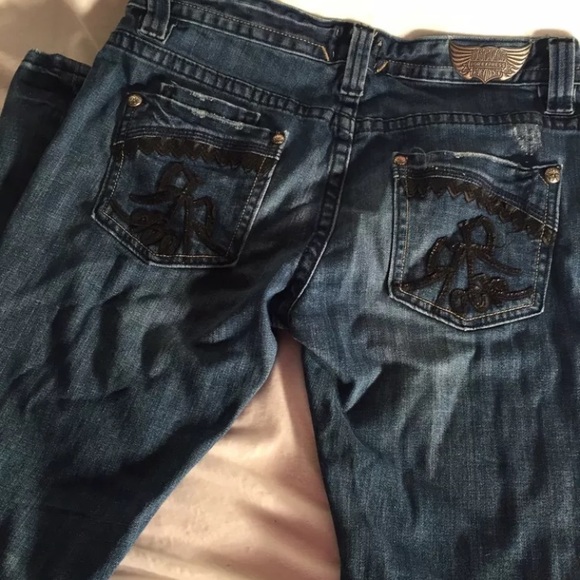 Be Rock For Express Skinny Distressed Jeans 6/32 - Picture 2 of 6